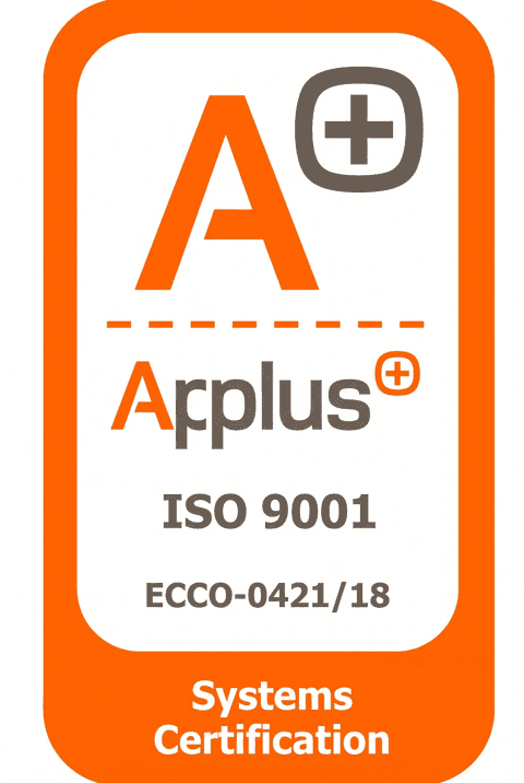 Applus+ — Certificación ISO 9001 (ECCO-0421/18)