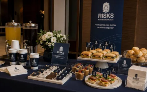 Coffee break de la tarde — así se ve el patrocinio